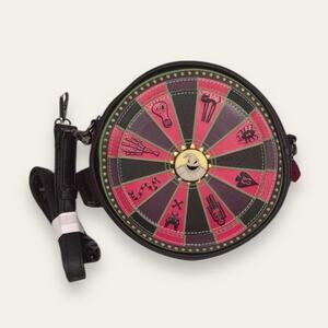 NWT Loungefly Disney The Nightmare Before Christmas Oogie Boogie Wheel Bag Purse